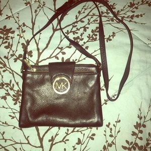 Michael Kors Black & Gold crossbody bag